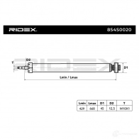 Амортизатор RIDEX 1437734788 854s0020 1Z6STI J - Изображение 2