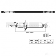 Амортизатор RIDEX TZ42 YD 1437742009 854s0082 - Изображение 3