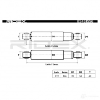 Амортизатор RIDEX 854s1556 C51C MYS 1437743133 - Изображение 3