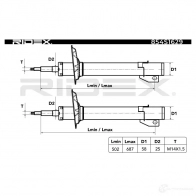 Амортизатор RIDEX G WWEL4H 854s1629 1437735022 - Изображение 5