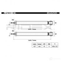 Амортизатор RIDEX AU HFAJY 854s2120 1437743801 - Изображение 4