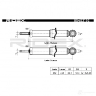 Амортизатор RIDEX 1437744092 H N0MUET 854s2192 - Изображение 2