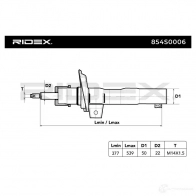 Амортизатор RIDEX 1437737126 854s0006 3Q7 QR7 - Изображение 5