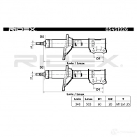 Амортизатор RIDEX J 34R4O 854s1926 1437743213 - Изображение 4