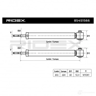Амортизатор RIDEX 854s1566 1437742816 9M HHWZ - Изображение 4