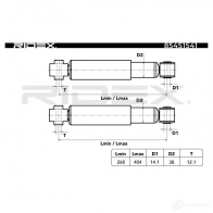 Амортизатор RIDEX 1437743297 HOE 0X 854s1541 - Изображение 4