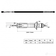 Амортизатор RIDEX ZXJN AL 1437743179 854s0044 - Изображение 5