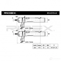 Амортизатор RIDEX M5NP UJ4 1437741991 854s1542 - Изображение 4