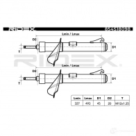 Амортизатор RIDEX 1437742860 854s18098 YB1 KSO - Изображение 5