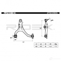 Рычаг RIDEX 273c0905 8DD YJ7 1437665808 - Изображение 8