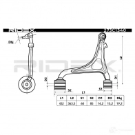 Рычаг RIDEX MC 1T6 273c1340 1437665673 - Изображение 5