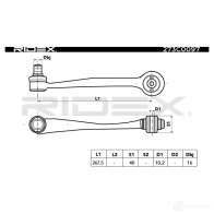 Рычаг RIDEX 8W RTY 1437664987 273c0097 - Изображение 3