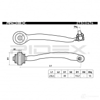Рычаг RIDEX 273c0474 1437664985 GK42F 6 - Изображение 5