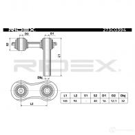 Рычаг RIDEX 1437664941 J HTP6 273c0394 - Изображение 3