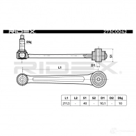 Рычаг RIDEX 1437665067 KWAP5 RH 273c0042 - Изображение 3