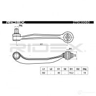 Рычаг RIDEX KC M5N 273c0060 1437664226 - Изображение 3