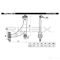 Рычаг RIDEX 273c0189 1437700073 GP1V2 V5 - Изображение 8
