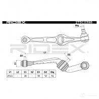 Рычаг RIDEX 1437664794 273c0398 7K5 D2 - Изображение 6