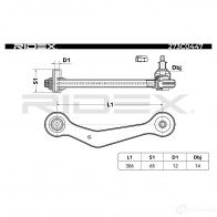 Рычаг RIDEX 273c0447 EDG 6F 1437664511 - Изображение 8