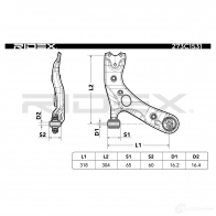 Рычаг RIDEX 1437667879 G XO1Y 273c1531 - Изображение 7