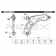 Рычаг RIDEX 273c1239 WD 6PK 1437700124 - Изображение 7