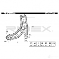 Рычаг RIDEX 273c0704 WH G3F 1437665138 - Изображение 5