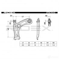 Рычаг RIDEX 1437665443 273c1043 LK SB8U - Изображение 8