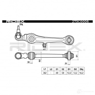Рычаг RIDEX RF2MD EP 1437665692 273c0006 - Изображение 6
