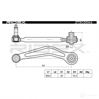 Рычаг RIDEX 273c0044 HZHRG HW 1437665699 - Изображение 5