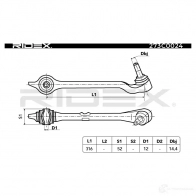 Рычаг RIDEX QI 04I 1437665163 273c0024 - Изображение 7