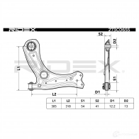 Рычаг RIDEX XFTXAB 9 1437665435 273c0655 - Изображение 10