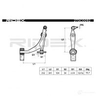 Рычаг RIDEX 1437664366 273c0092 KD6BU K - Изображение 4
