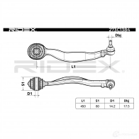 Рычаг RIDEX 6SVK3Z 1 1437666104 273c1384 - Изображение 5