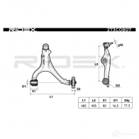 Рычаг RIDEX 273c0807 1437664364 1226G4 K - Изображение 7