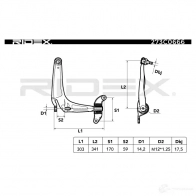 Рычаг RIDEX W IIX1R 1437665649 273c0666 - Изображение 6