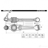 Рычаг RIDEX 273c0018 1437667190 JX4 BP3 - Изображение 2
