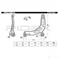 Рычаг RIDEX 1437666055 2X QDT 273c1611 - Изображение 5