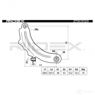 Рычаг RIDEX S CB9L 273c0120 1437667002 - Изображение 6