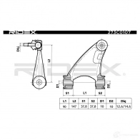 Рычаг RIDEX 1XM OM2U 1437665773 273c0107 - Изображение 4