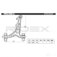 Рычаг RIDEX 273c0127 1437666446 9WKD 748 - Изображение 2
