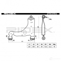 Рычаг RIDEX 1437667439 A1JS KI 273c0154 - Изображение 8