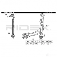 Рычаг RIDEX 1437666445 273c0101 U53FP LQ - Изображение 6