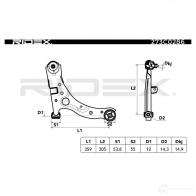 Рычаг RIDEX 1437700085 MEU SBG 273c0286 - Изображение 2