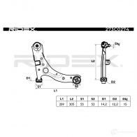 Рычаг RIDEX USRE 0Z 273c0274 1437667084 - Изображение 2