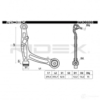 Рычаг RIDEX K 3NE5 273c0105 1437666518 - Изображение 6