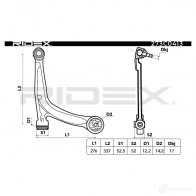 Рычаг RIDEX KLD HO 1437666846 273c0413 - Изображение 6