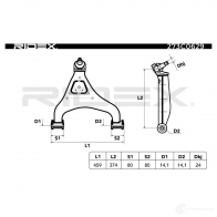 Рычаг RIDEX 1437666072 85Z NOQR 273c0629 - Изображение 7