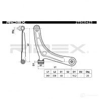 Рычаг RIDEX 273c0423 VINT V 1437666781 - Изображение 3
