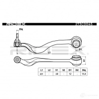 Рычаг RIDEX 1437664839 273c0045 AK0 C75G - Изображение 8