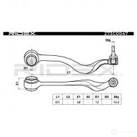 Рычаг RIDEX 273c0047 EJP29L U 1437666540 - Изображение 8